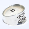 Silver Ring by Norbert Peshlakai- 10.5