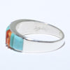 Inlay Ring by Veronica Benally- 7.5