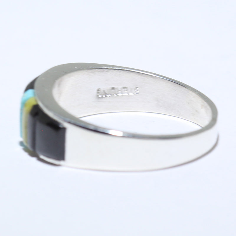 Inlay Ring by Veronica Benally- 8.5
