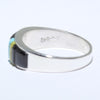 Inlay Ring by Veronica Benally- 8.5