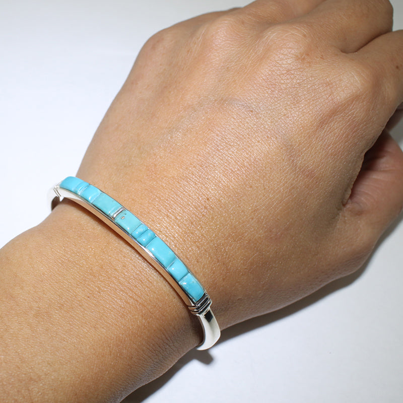Inlay Bracelet by Navajo 5"
