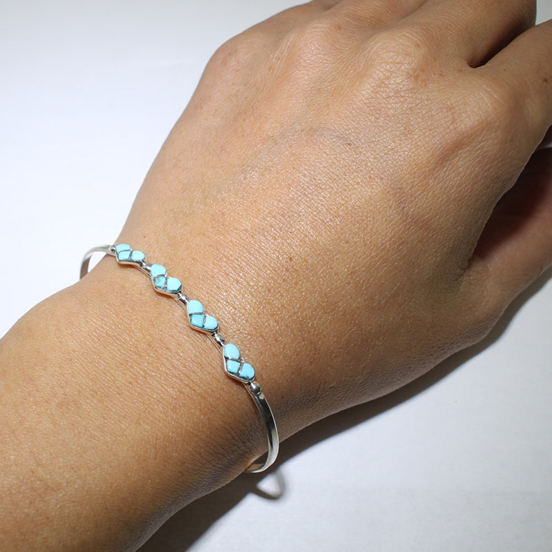 Inlay Bracelet by Zuni 4-3/4"