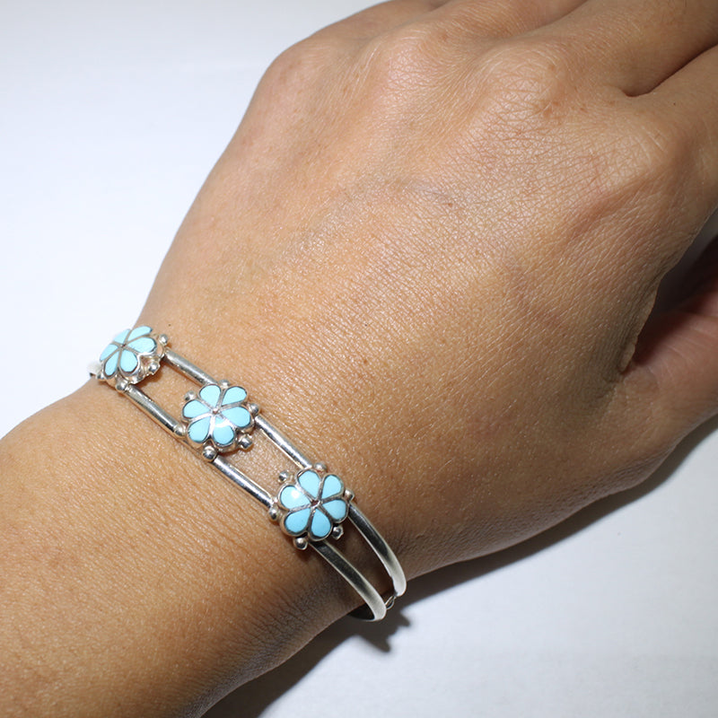 Inlay Bracelet by Zuni 5"