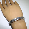 Silver Bracelet by Navajo 6"