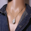 White Buffalo Pendant by Robin Tsosie