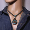 Micro Inlay Pendant by Erwin Tsosie