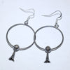 Silver Earrings by Navajo