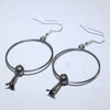 Silver Earrings by Navajo