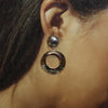 Silver Earrings by Navajo