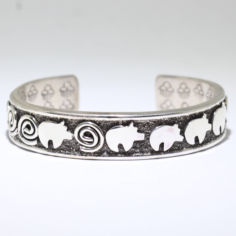 Silver Bracelet by Alex Sanchez 5-1/2"