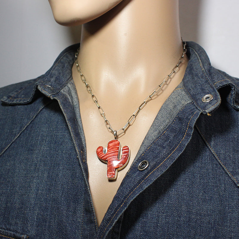 Cactus Pendant by Reva Goodluck