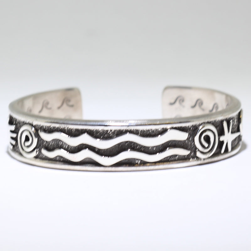 Silver Bracelet by Alex Sanchez 5-1/2"