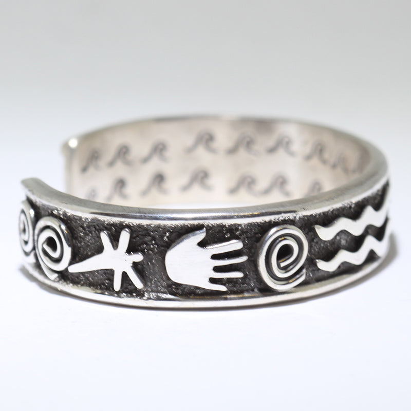 Silver Bracelet by Alex Sanchez 5-1/2"