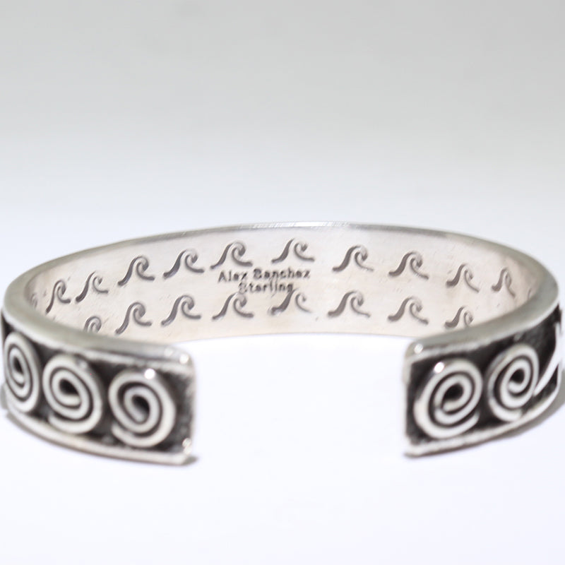 Silver Bracelet by Alex Sanchez 5-1/2"