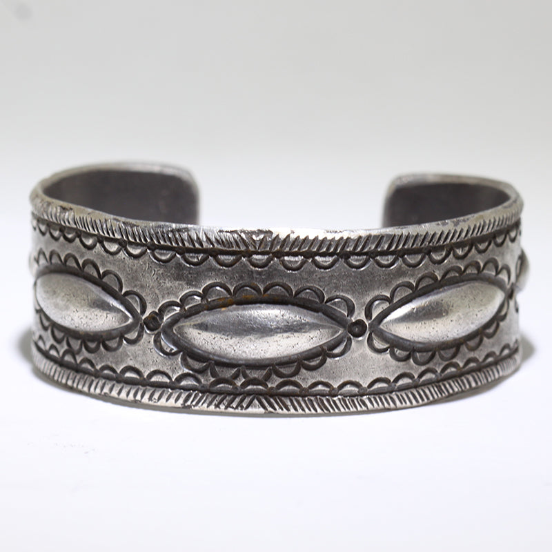 Navajo JOCK FAVOUR シルバー リング 21号 Silver Bracelet by Jock Favour 6