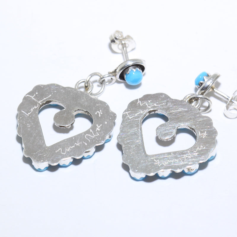 Heart Earrings by Navajo