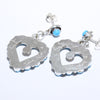 Heart Earrings by Navajo