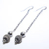 Silver Earrings by Navajo