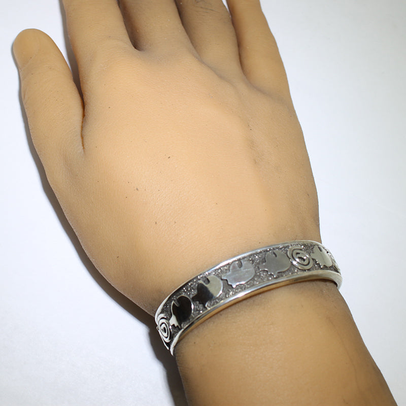 Silver Bracelet by Alex Sanchez 5-1/2"