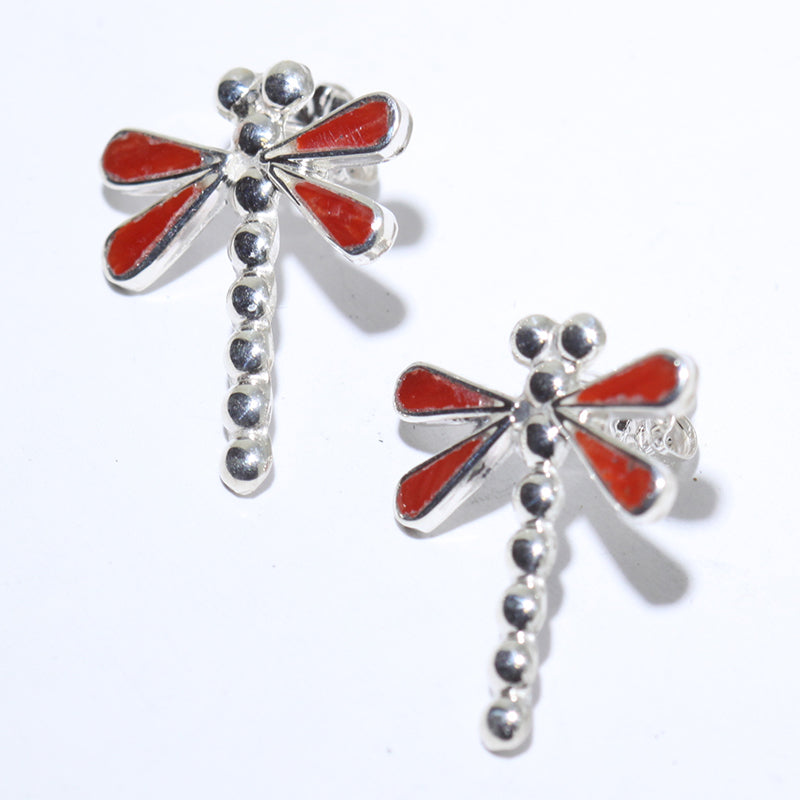 Inlay Earrings by Zuni