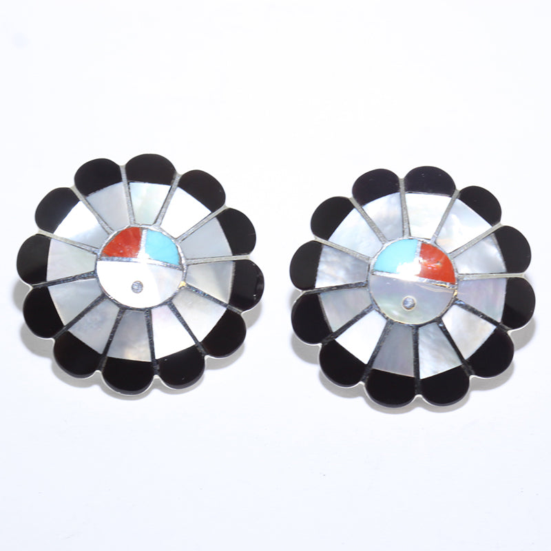 Inlay Earrings by Zuni