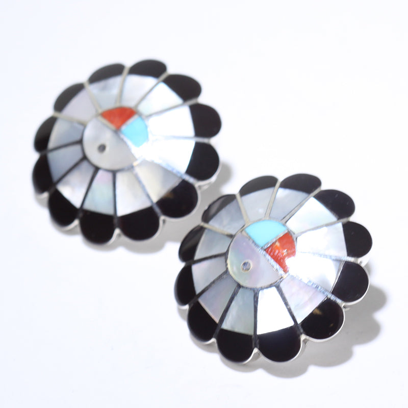 Inlay Earrings by Zuni