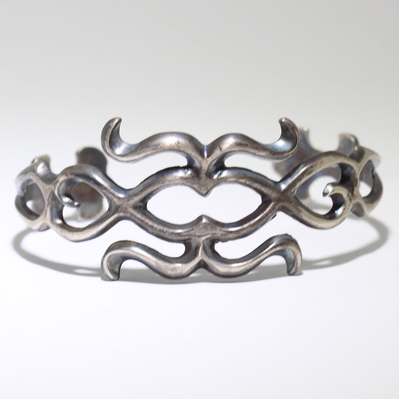 Silver Bracelet by Navajo 5-3/4"