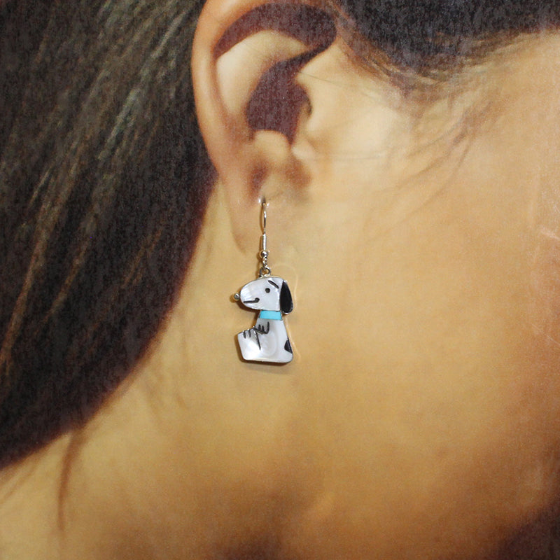 Inlay Earrings by Zuni