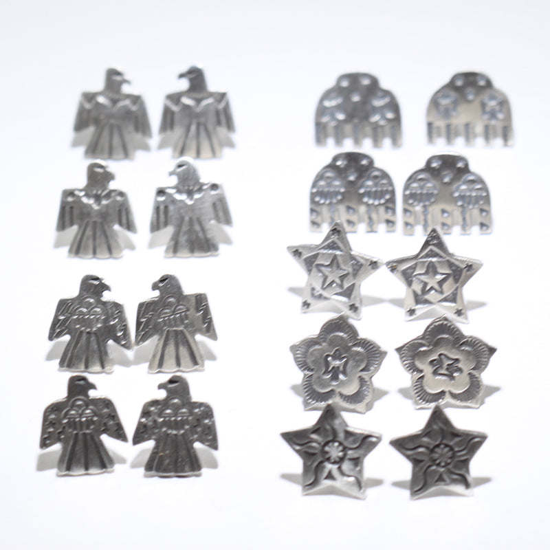Silver Earrings by Bo Reeves