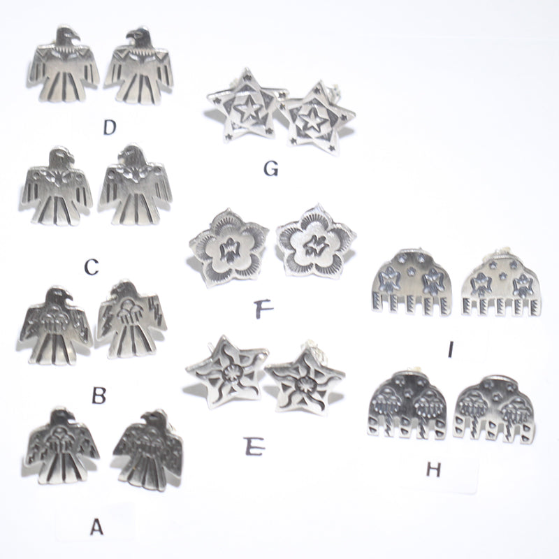 Silver Earrings by Bo Reeves