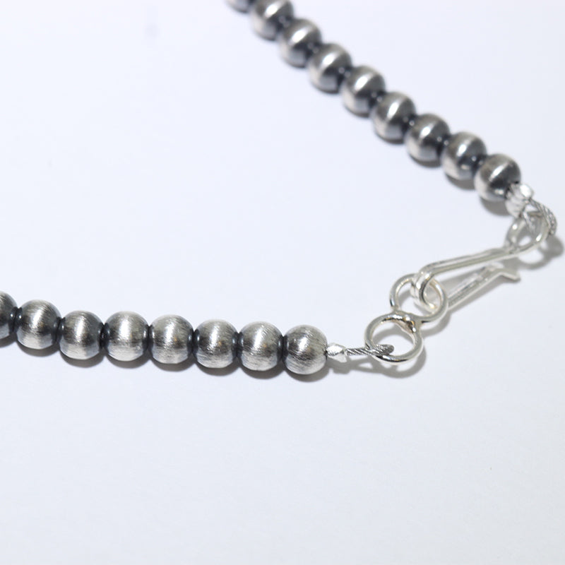 Navajo Pearl 4mm Necklace by Reva Goodluck