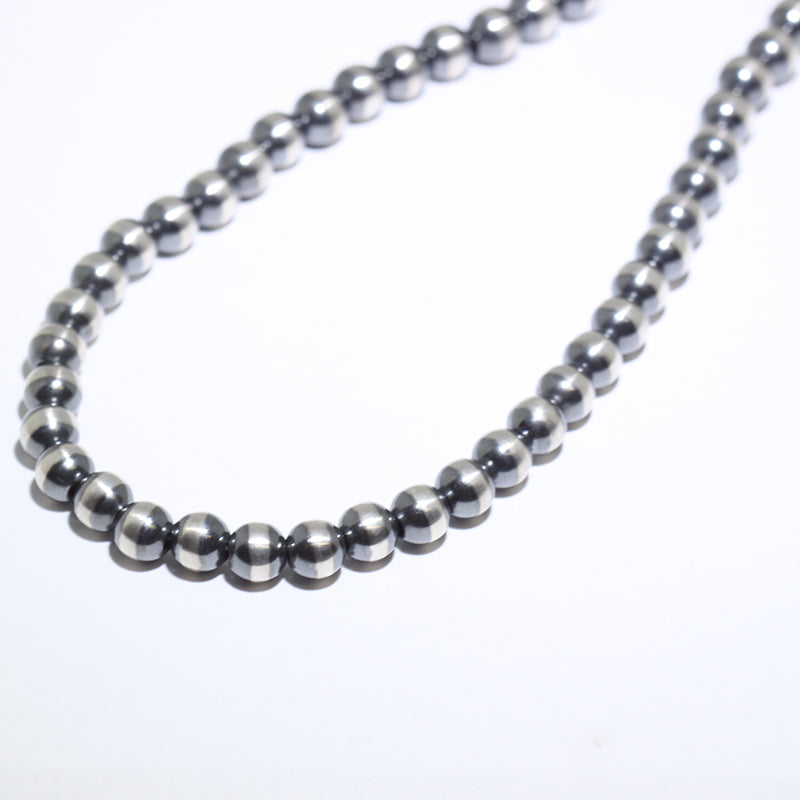 Navajo Pearl 6mm Necklace by Reva Goodluck