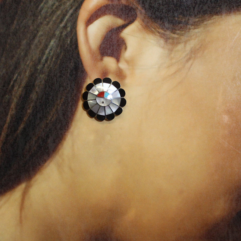 Inlay Earrings by Zuni