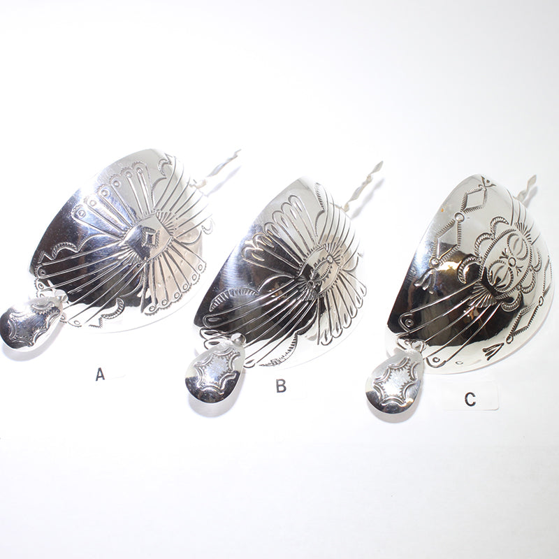 Silver Hair Pin by Navajo