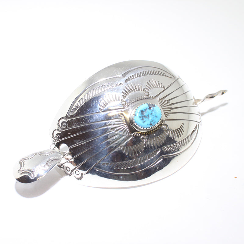 Turquoise Hair Pin by Navajo