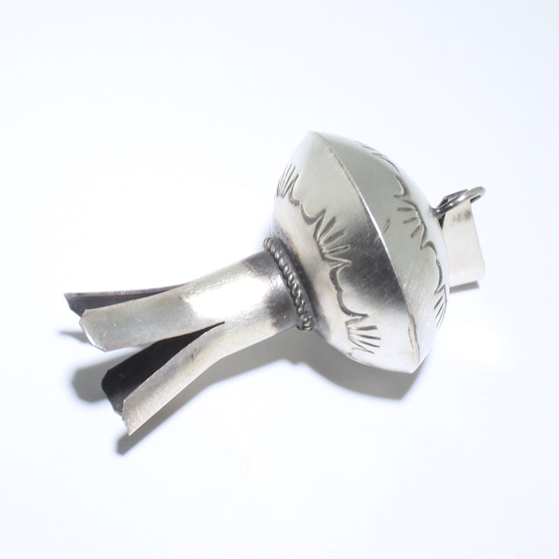 Squash Bead Pendant by Navajo