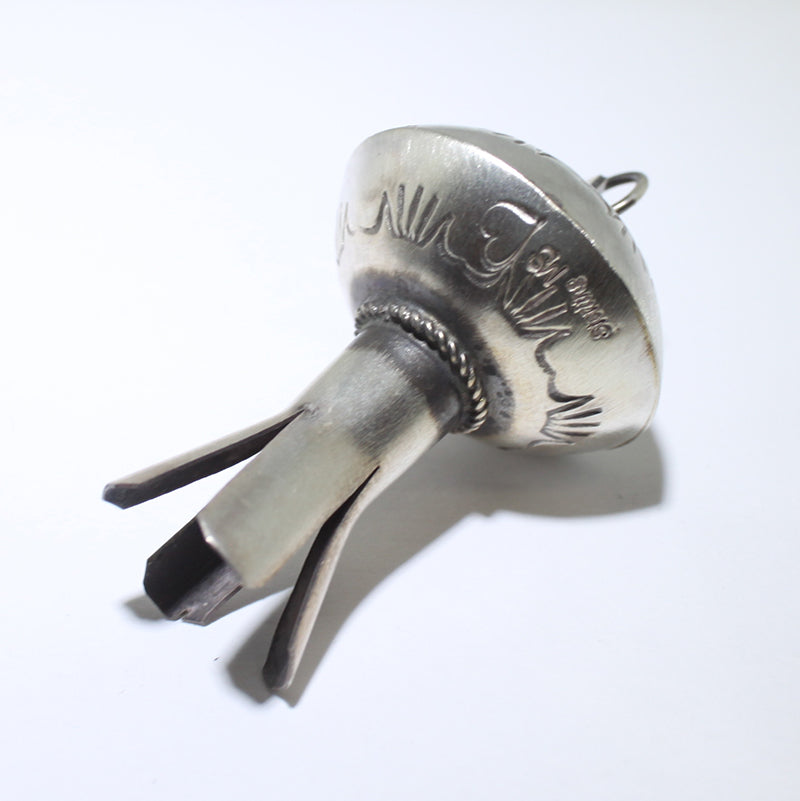 Squash Bead Pendant by Navajo