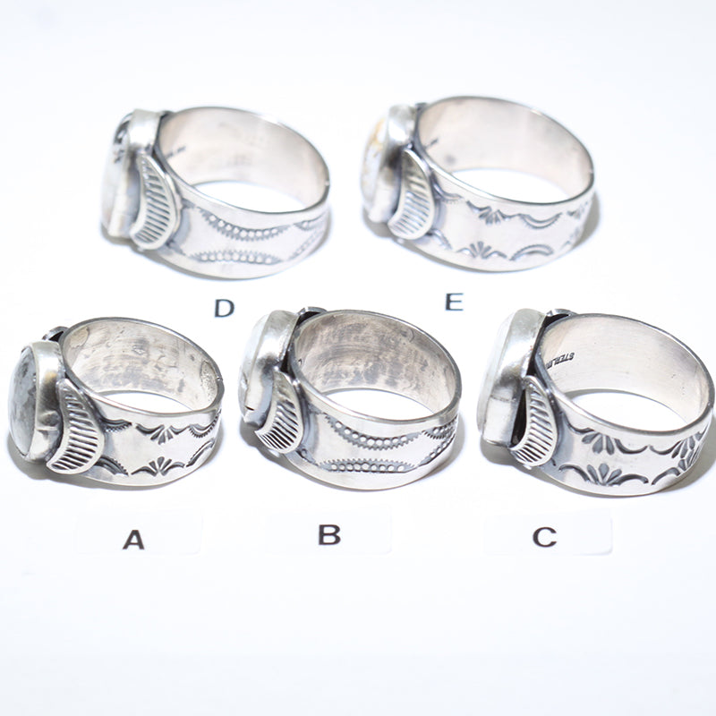 White Buffalo Ring by Arnold Goodluck