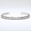 Silver Bracelet by Arnold Goodluck 5-1/4"