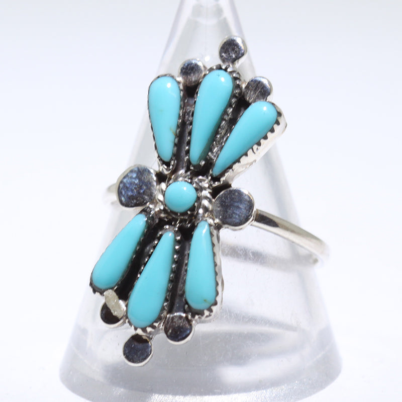Inlay Ring by Zuni- 8.5
