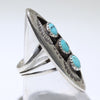 Turquoise Ring by Navajo- 5.5