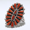 Coral Ring by Navajo- 9