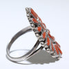 Coral Ring by Navajo- 9