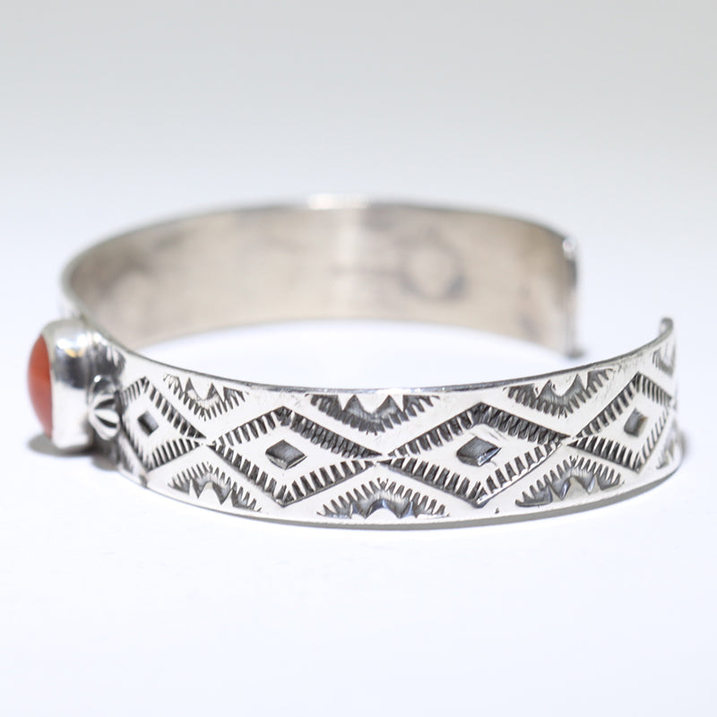 Coral Bracelet by Arnold Goodluck 5-1/2"