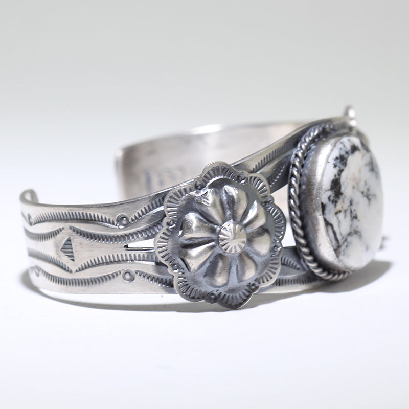 W. Buffalo Bracelet by Arnold Goodluck 5-1/2"