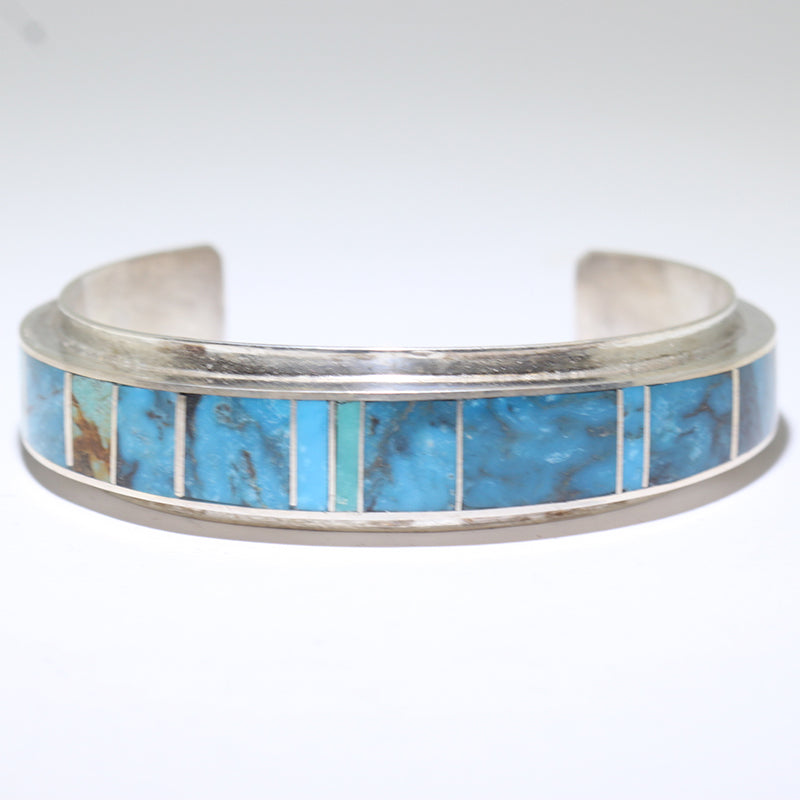 Inlay Bracelet by Navajo 5-1/4"