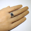 Onyx Ring by Arnold Goodluck- 10.5
