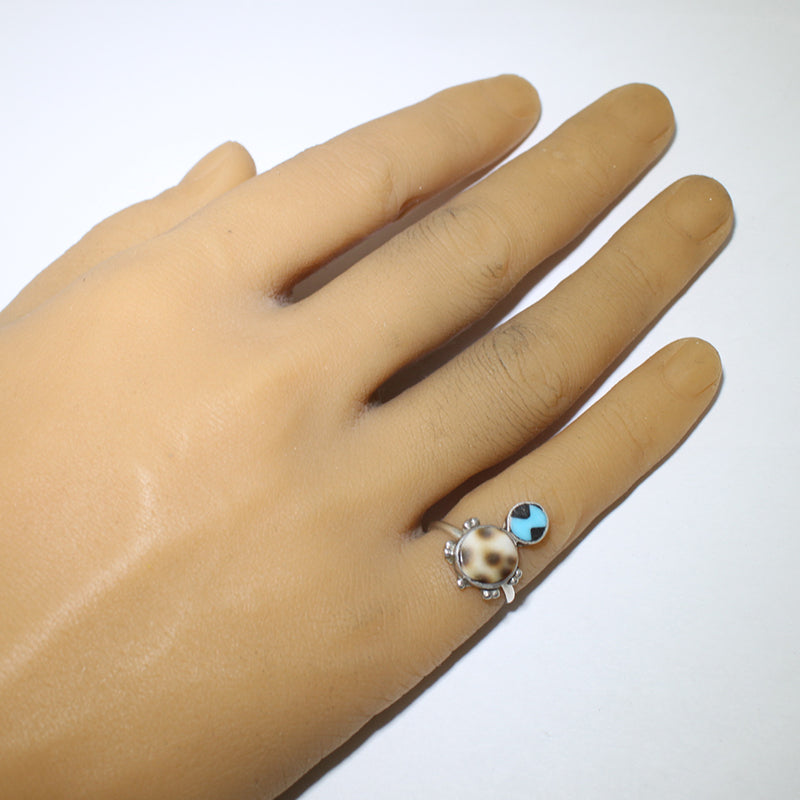Inlay Ring by Zuni- 5.5