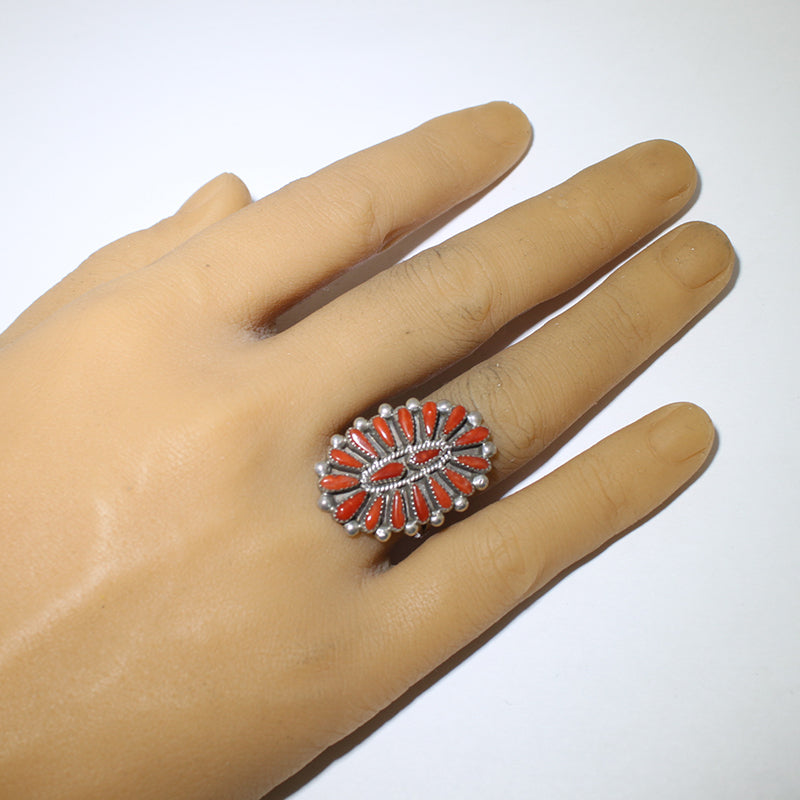 Coral Ring by Navajo- 9