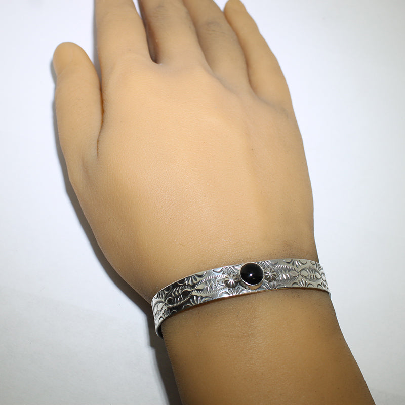 Onyx Bracelet by Arnold Goodluck 5-1/2"